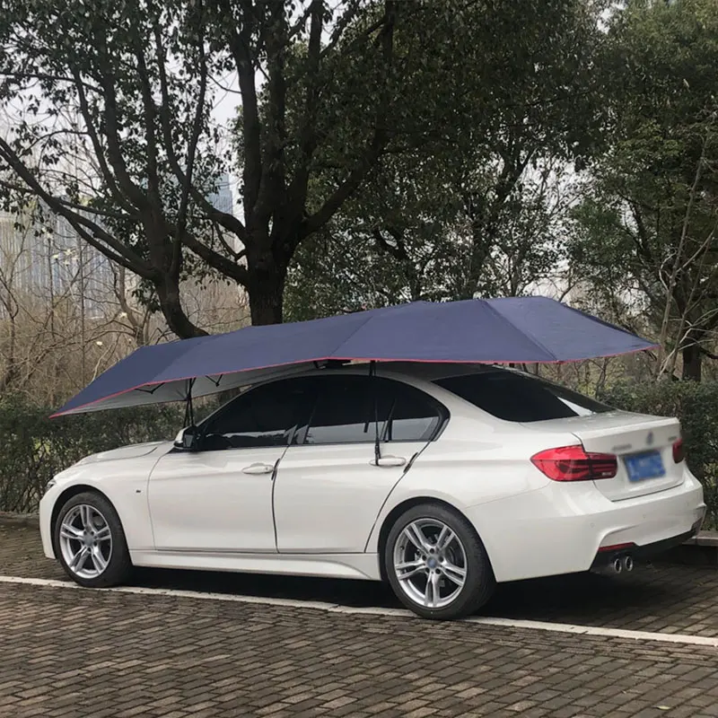4.5m fully automatic car sunshade smart mobile garage canopy Heat insulation car coat sun protection car cover fold