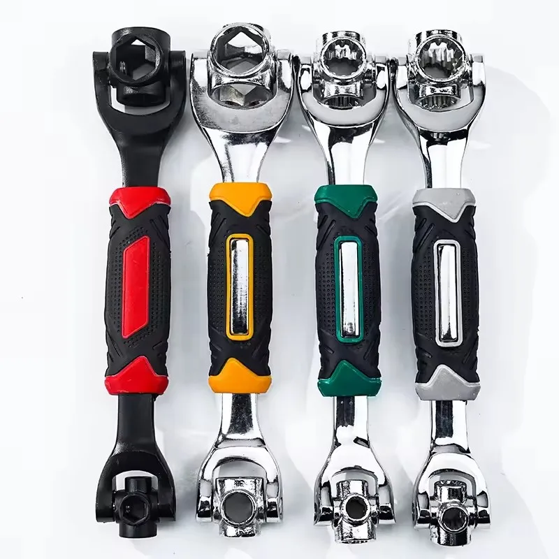 Wholesale 255mm wrench four colors non-magnetic bone wrench 8 in 1 multi-function socket wrench