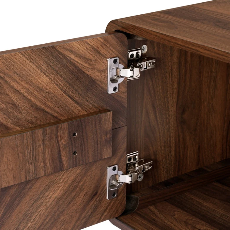 24 года с завода деревянная телевизионная консоль Credenza шириной 70 дюймов хранилищем