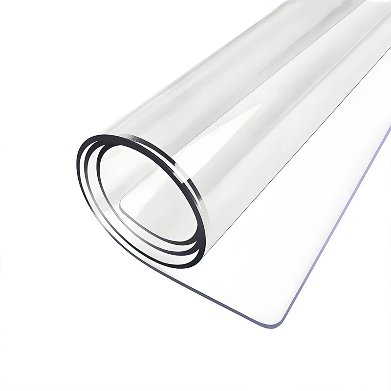 Пленка ПВХ нормальная прозрачная clear-pvc-film-0.8mm Прозрачная Жесткая пленка пластиковая
