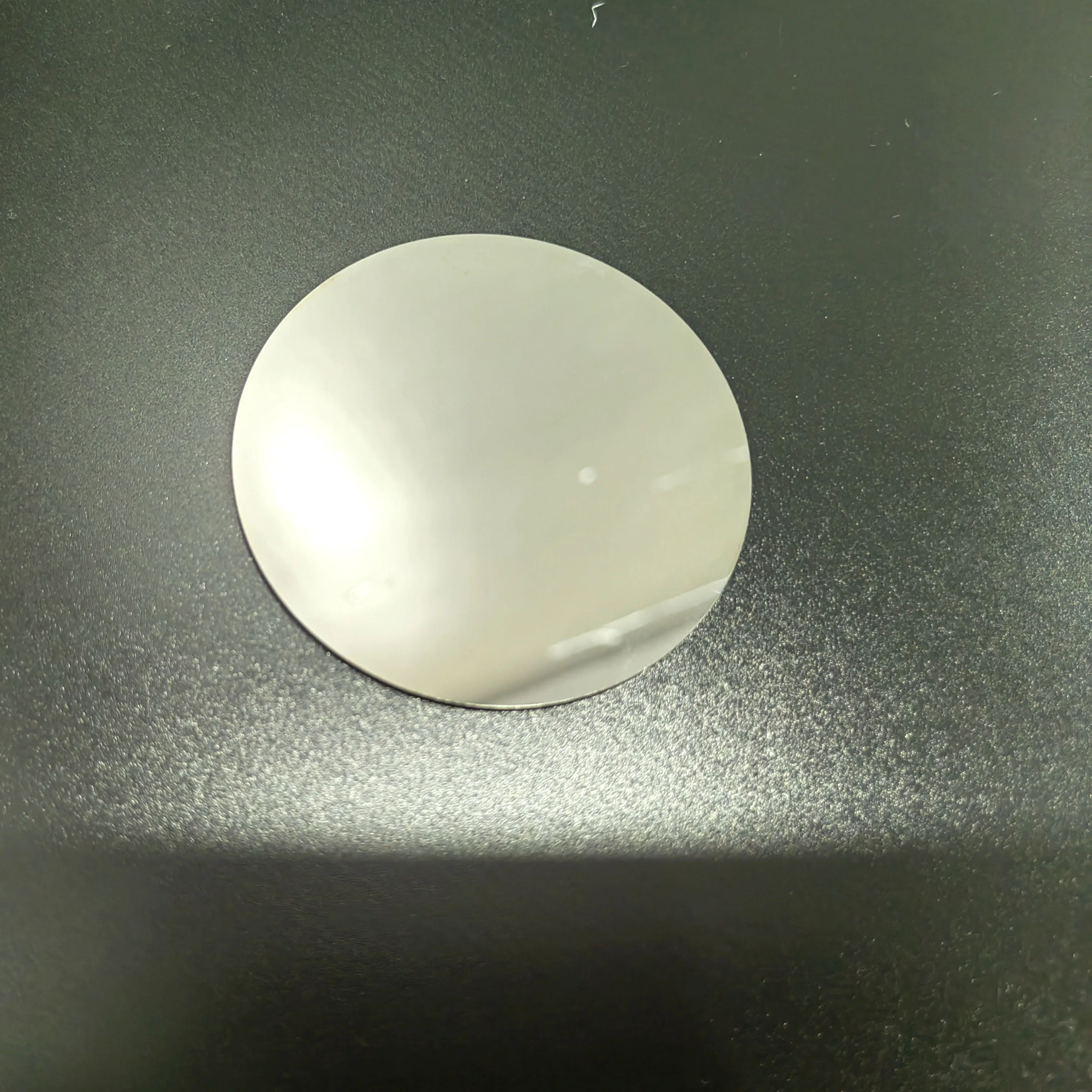 Wholesale high precision round chrome coated tempered glass cover glass panel