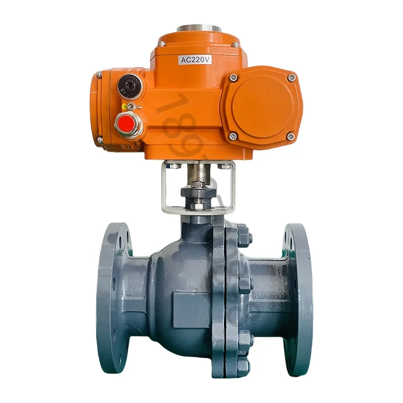 4 Inch Cast Iron High Pressure High Temperature Steam Oil Explosion-Proof Switch Cut-Off Ball Valve 2-Way Electric Ball Valve