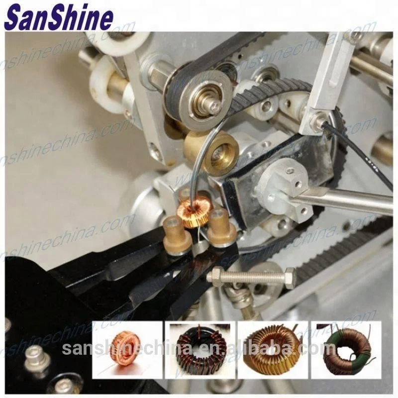 Automatic power factor corrector toroid coil winding machine(SS900B4 series final coil OD 5~60mm) replace JOVIL toroidal winder