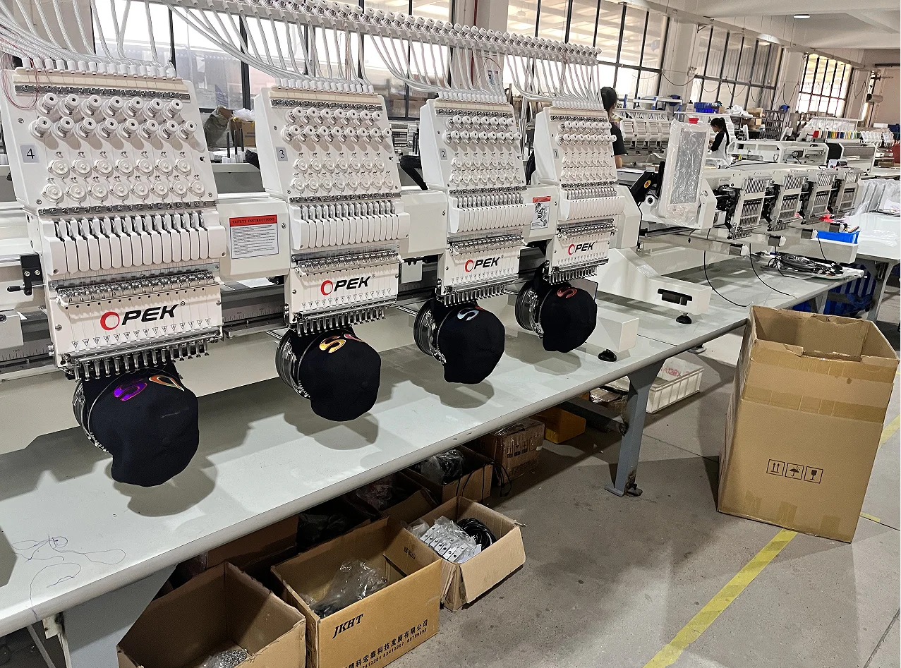 Industrial Multi needles Logo Automatic Hat 4 Head Computer Embroidery Machine Computerized Hat embroidery machine for Sale