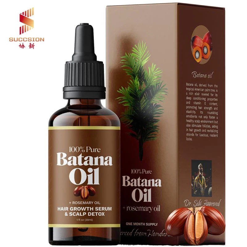 Succsion Private Label 100% Natural Raw Batana Oil Butter Hair Care Set Batana Hair Oil