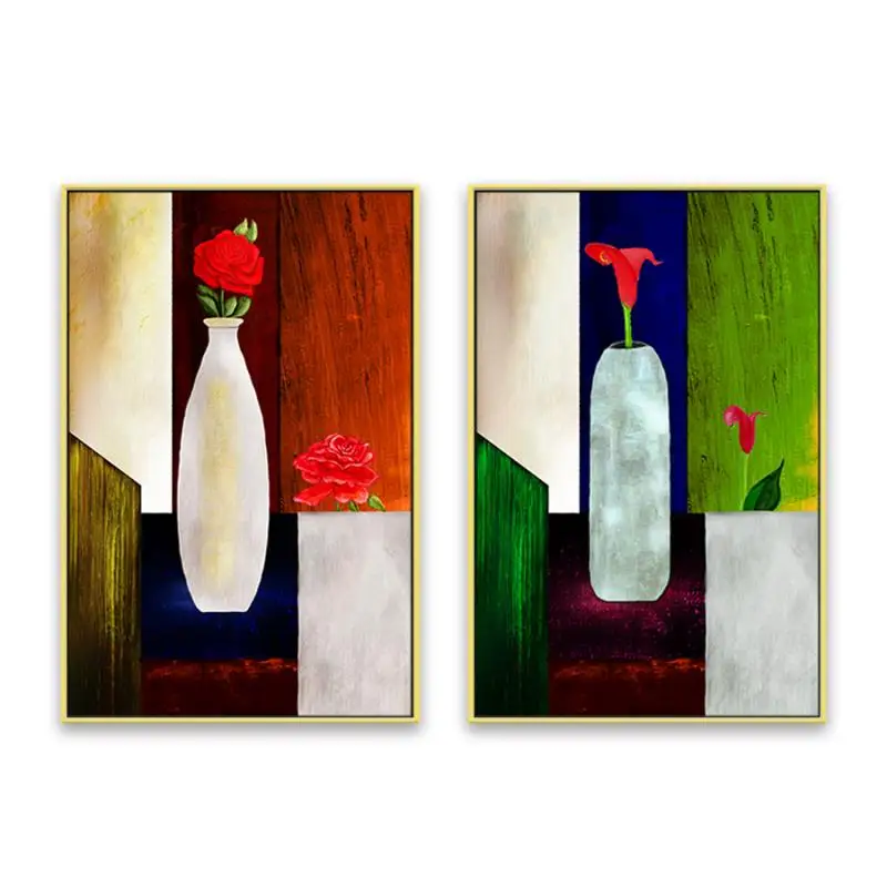 Cross Stitch Kits Embroidery DIY Needlework 11CT Stamped Kit and 14CT Counted Set for Home Decoration Patterns Flowers NCMF153