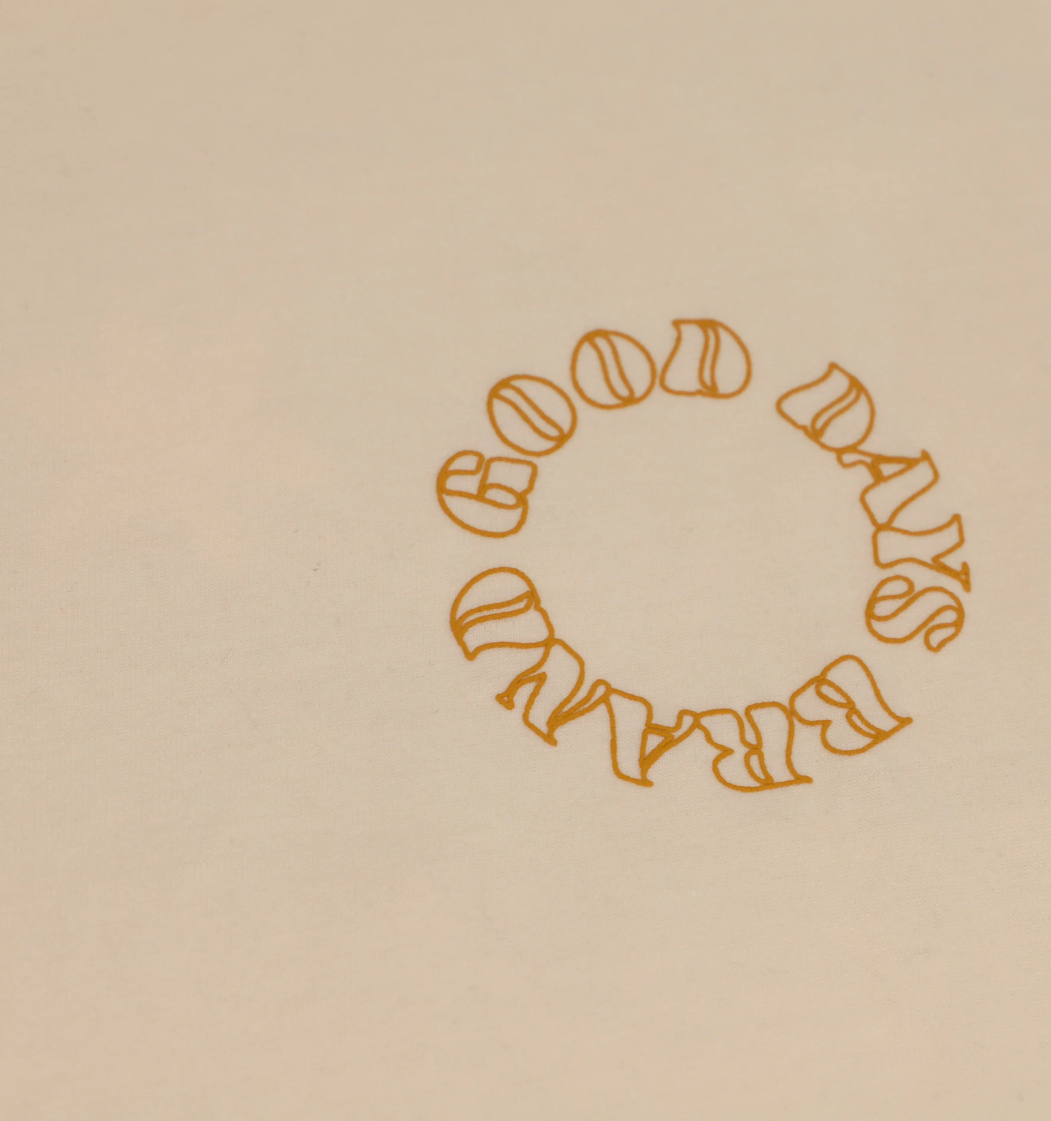 Custom Letters Classic 100% Cotton O Neck 3D Puff Print T Shirt Creamcolor Beige Oversize Foam Print T Shirts For Men