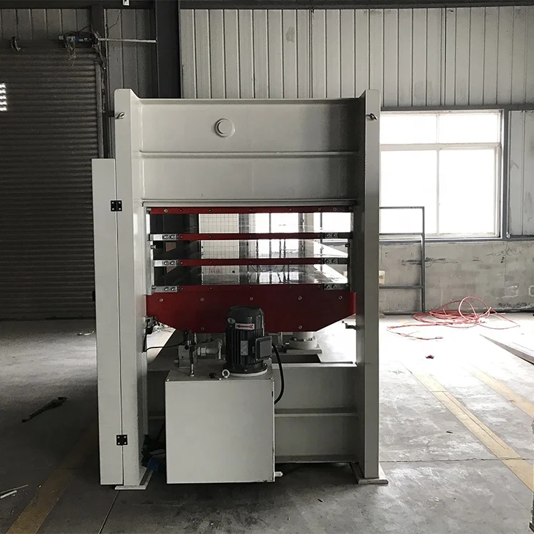 CE approved wood door hot press machine by oil heating