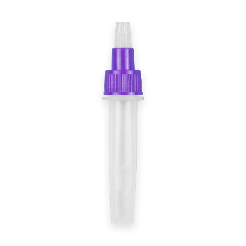 Disposable micro medical lab test sampling vacuum tube for blood collection