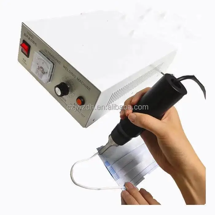  Ultrasonic spot welding Machine For surgical gown belt non woven bag earloop ultrasonic