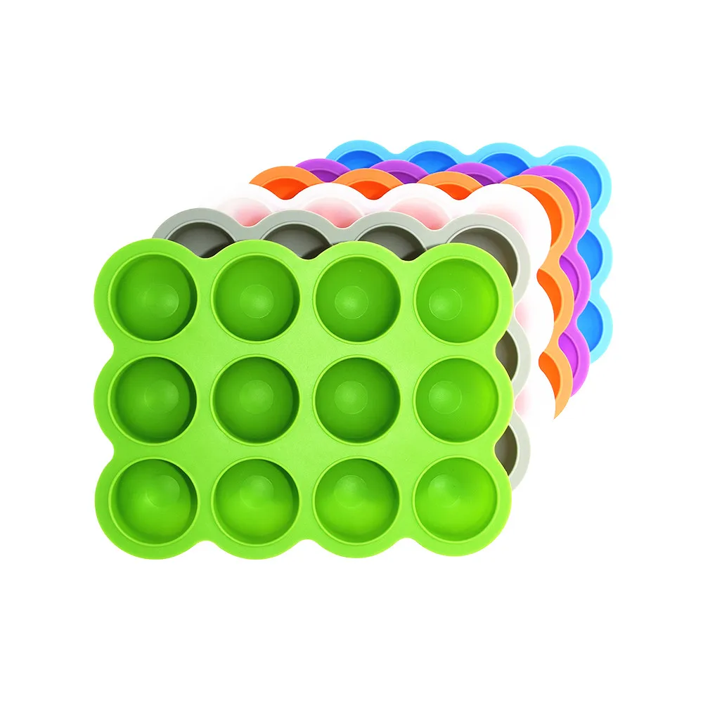 Customized BPA Free Reusable Silicone Baby Food Storage Tray for Freezer Storage of Baby Food Puree Fruit Vegetable Breast Milk