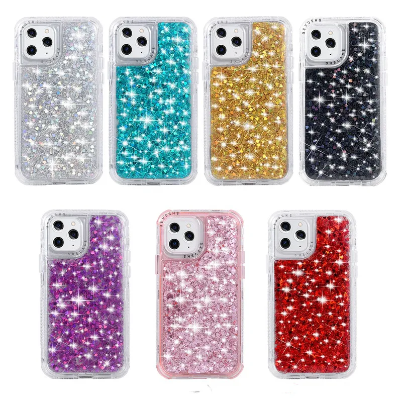  Популярный на Amazon GSCASE 3 в 1 резиновый законченный блестящий чехол для Iphone Xs Pro Max 12