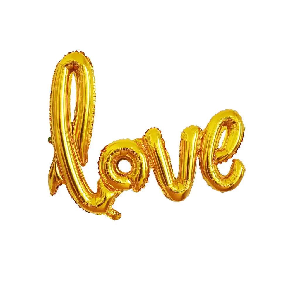 Wedding Party Supplies Helium number letter balloons 40 inch Valentines Day Happy Birthday Decorations love foil balloon