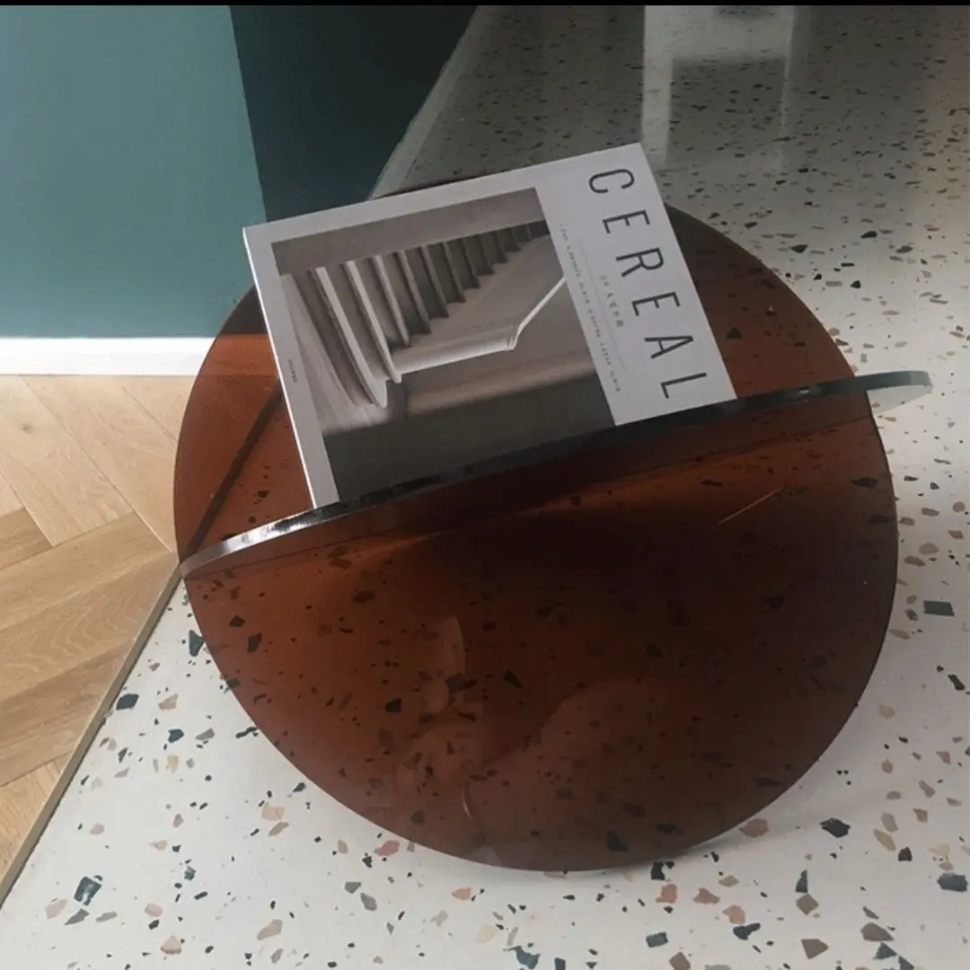 Modern style design plexiglass bookshelf home decorative clear organizer acrylic stand Display Racks For Home