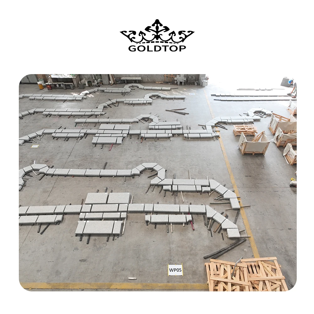 Goldtop OEM/ODM blaty лучшее качество наружный гранит цена за квадратный фут китайский дешевый G602 гранитная плитка для пола