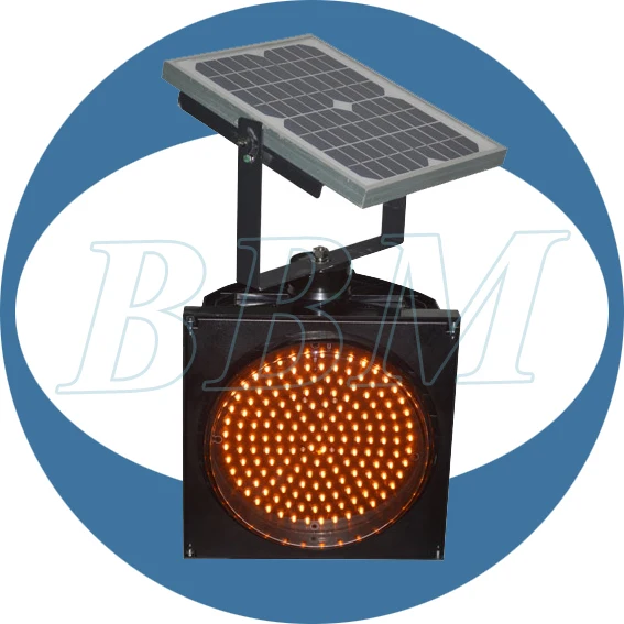 200mm LED traffic solar blinker light