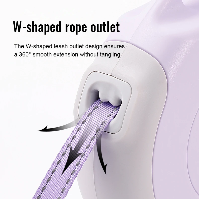 Truelove Extendable 5M High-Vis Canine Leash with Comfortable Shoulder Harness for Hands-Free Use