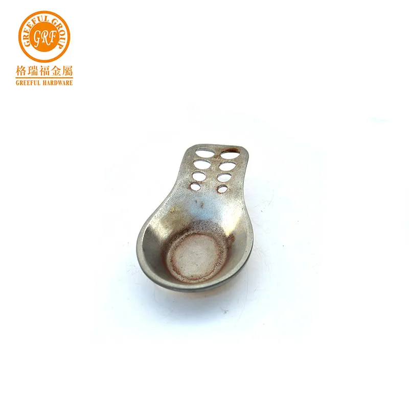 Silver Cast Iron Kitchen Spoon Fork Spatula Holder for Dining Table Metal Spoon Rest Holder for Kitchen Counter