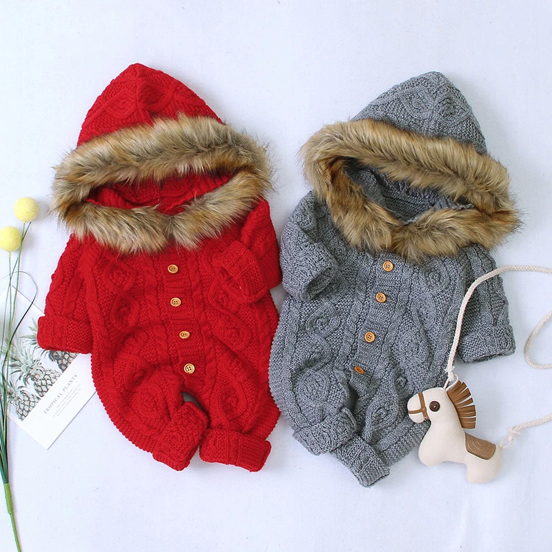 Baby Girl Clothes Autumn Winter Coat Baby Boy Jumpsuit Cotton Long Sleeve Overalls Newborn Outerwear Coats for Baby Kids Costume
