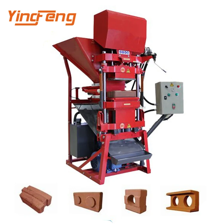 Eco2700 Interlocking Soil Brick Machine Small Electric Manual Small Clay Interlocking Bricks Manual Machine