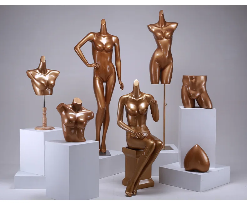 Modern Poly Resin Underwear model female swimsuit bra pajamas display articulated mannequin