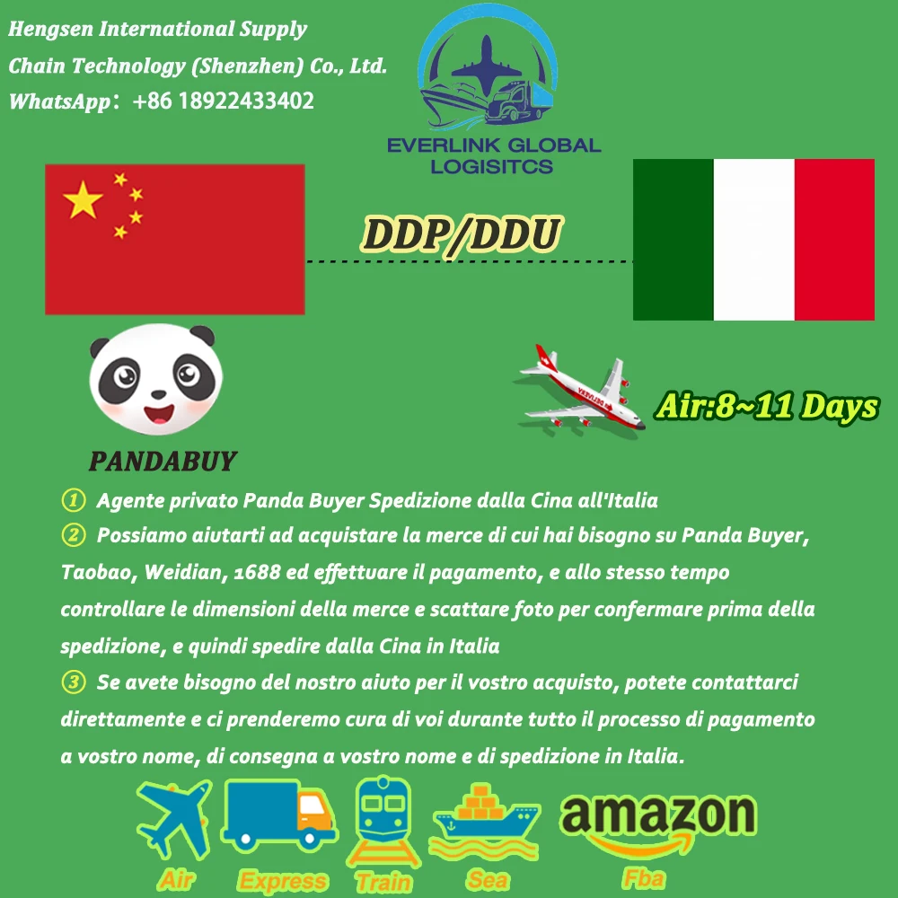Reliable China Private Agent Air Shipping Agent Freight Shipping Cost From China To Italy Dropshipping Agent