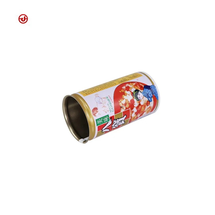 Wholesale High Quality 310ml 360ml Empty Food Grade Tin Can Metal Tin Can With Easy Open Lid For Food Packaging