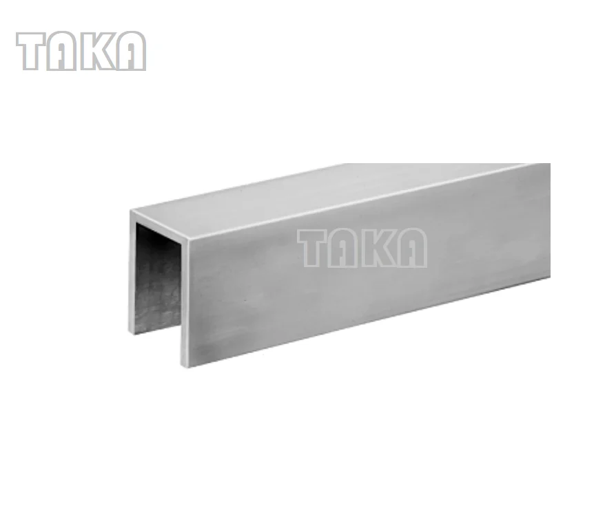 304 316 Stainless Steel U Channel Slot Tube for Handrail