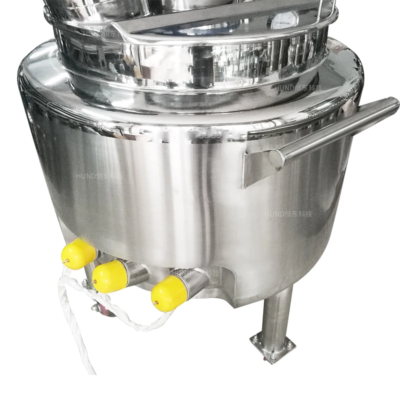 Washing soap liquid detergent making machine with mixing and heating shampoo mixer hand wash cosmetics mixer homogenizer tank