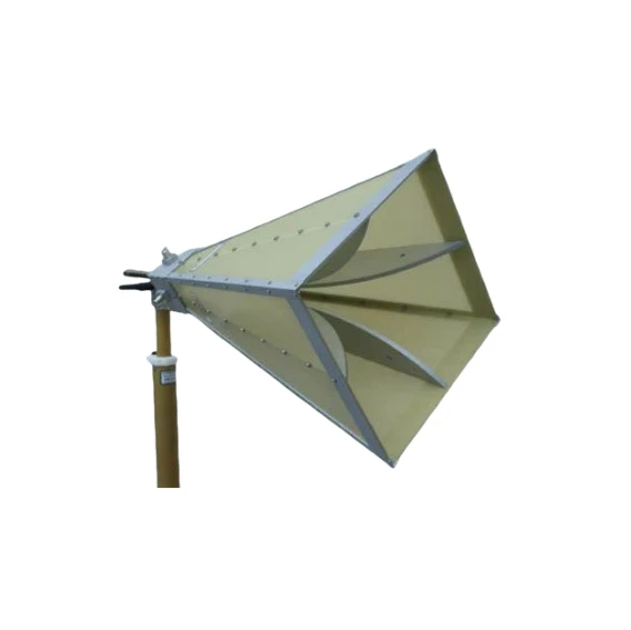 Ultra wideband dual polarized four ridge horn antenna