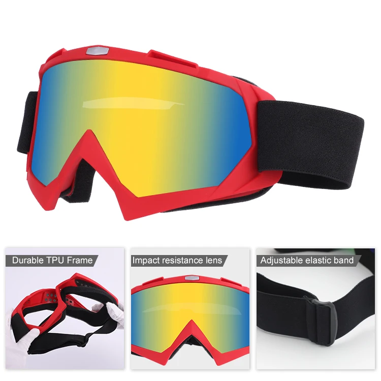 Lowest price motor cross bike goggles For Men Women Customized outdoor cycling glasses Motocross goggles