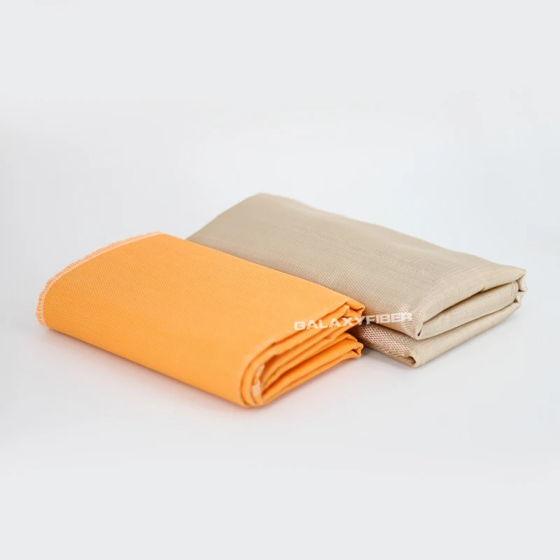 Reflective Light Silicone Coated Fire Retardant 1*1 Glassfiber Fabric Fire Resist Blankets Emergency Fire Blanket