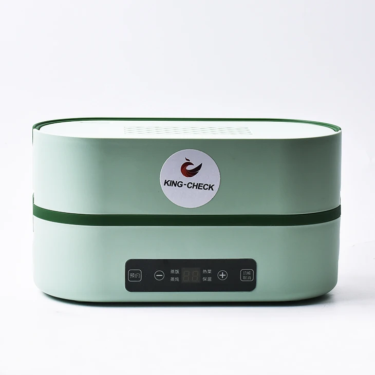 Хит продаж, умный, экологически чистый портативный контейнер для подогрева пищевых продуктов со светодиодным дисплеем, Электрический Ланч-бокс для приготовления пищи