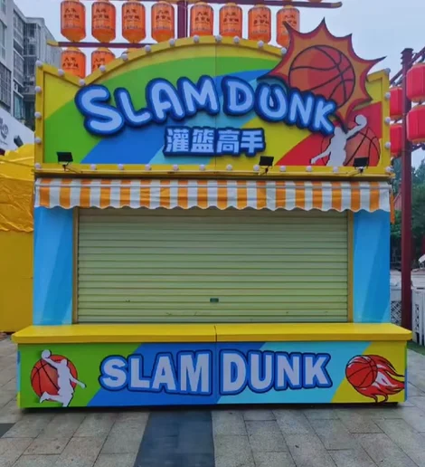 Tolefun Europe And America Funfair Luxury Custom Outdoor Led Marquee Letters Striped Booth External Carnival Games For Adults