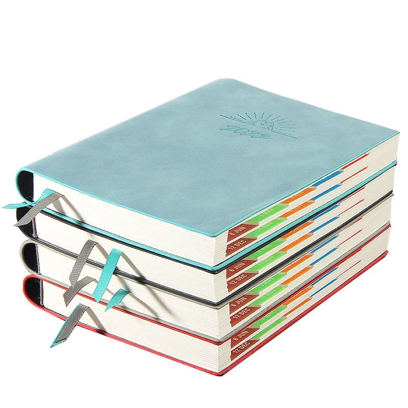 Classic hardcover office school notebook stationery, fine bandage planning notebook