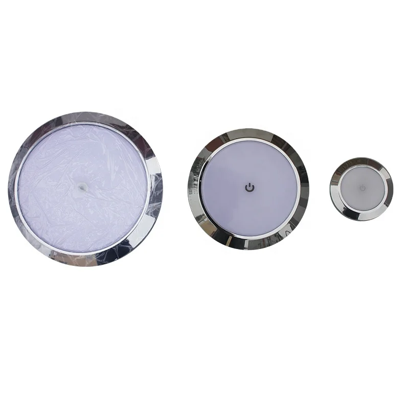 12V Caravan RV Car Interior Ceiling LED Round Light  LED Lamp for RV Motorhome