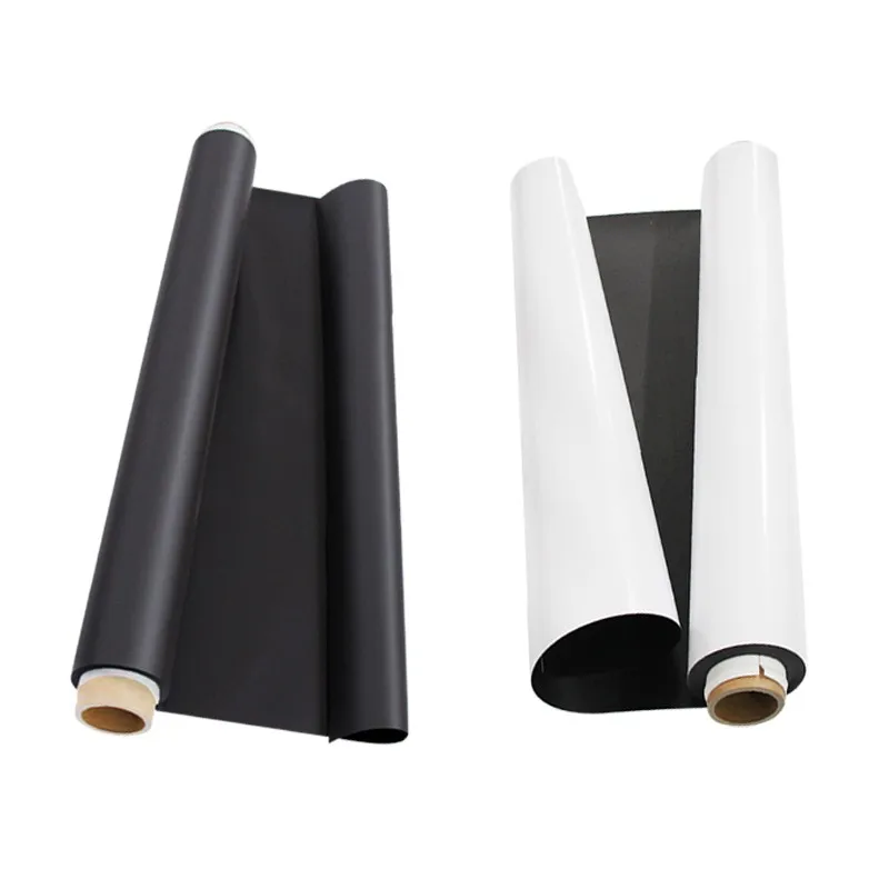 Flat thin flexible rubber magnet sheet roll magnets