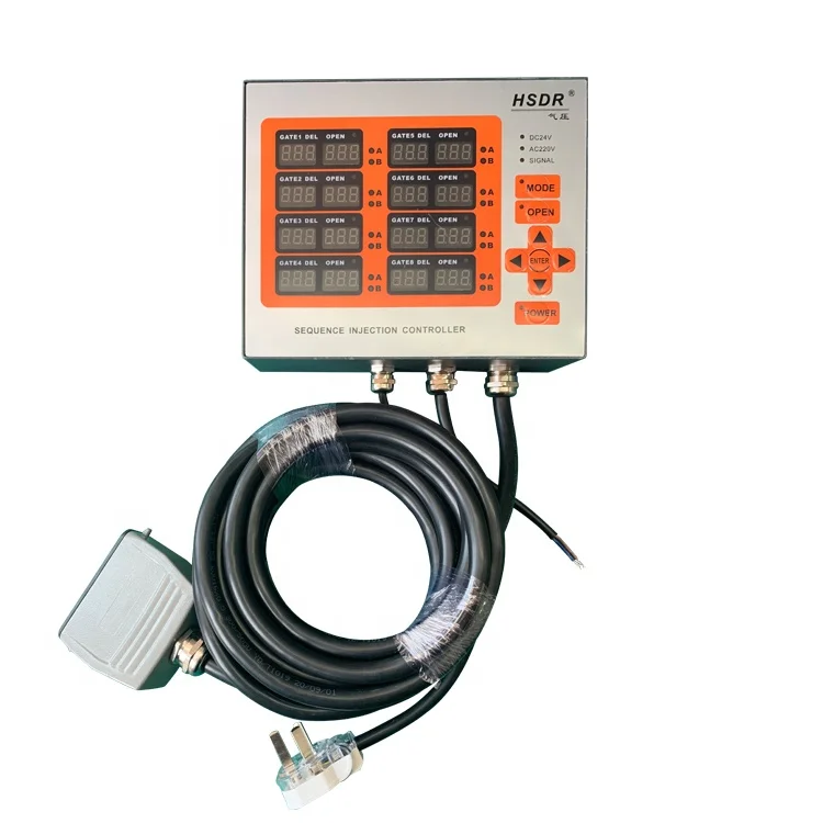 Контроллер временной последовательности впрыска для производства автомобильных пластиковых деталей, игольчатая система горячего запуска