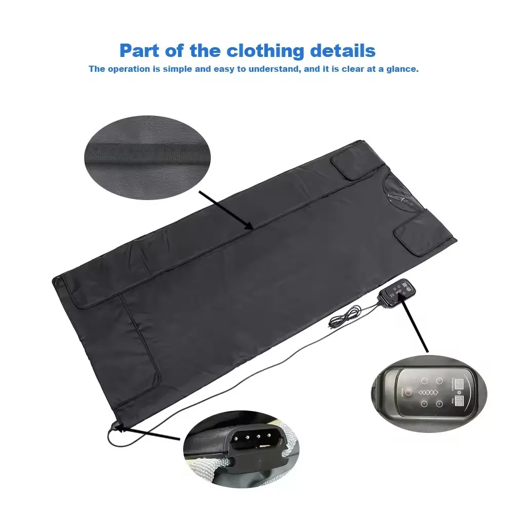 Doris TruFit Beauty Machine Professional Body Wrap Heating Blanket Far Infrared Sauna Blanket for weight loss and detox