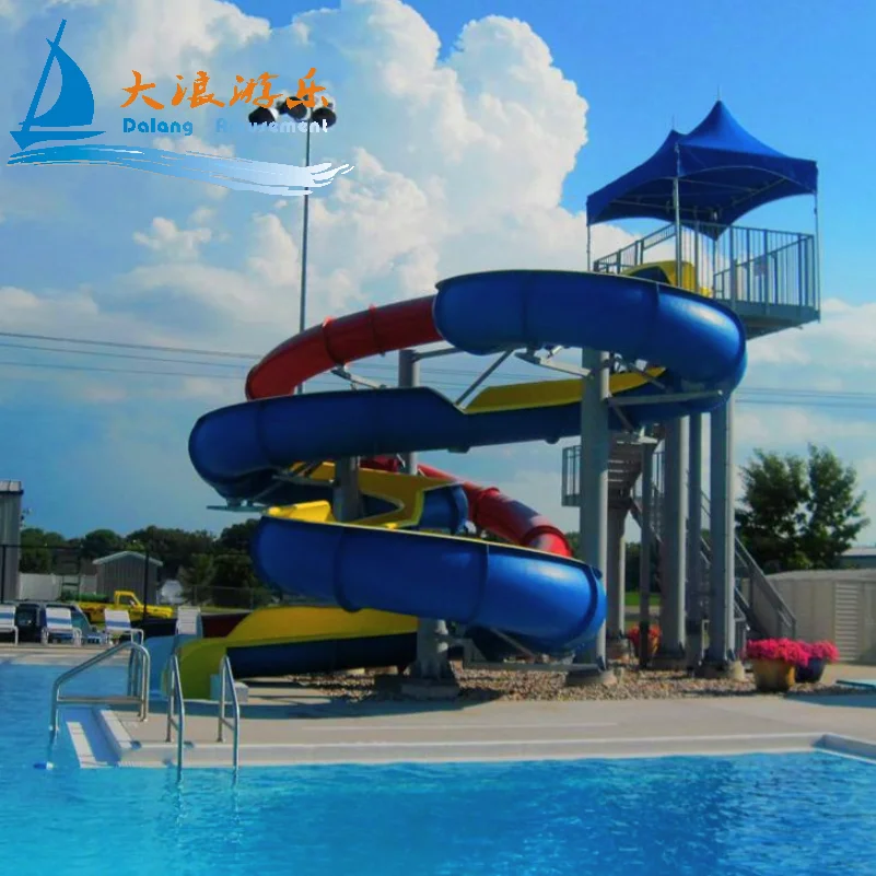 China Manufacturer  Water Slide Parts Water Play Ground Kids Slide Kids Play Equipment Commercial Water Slide 1 Person/Lane