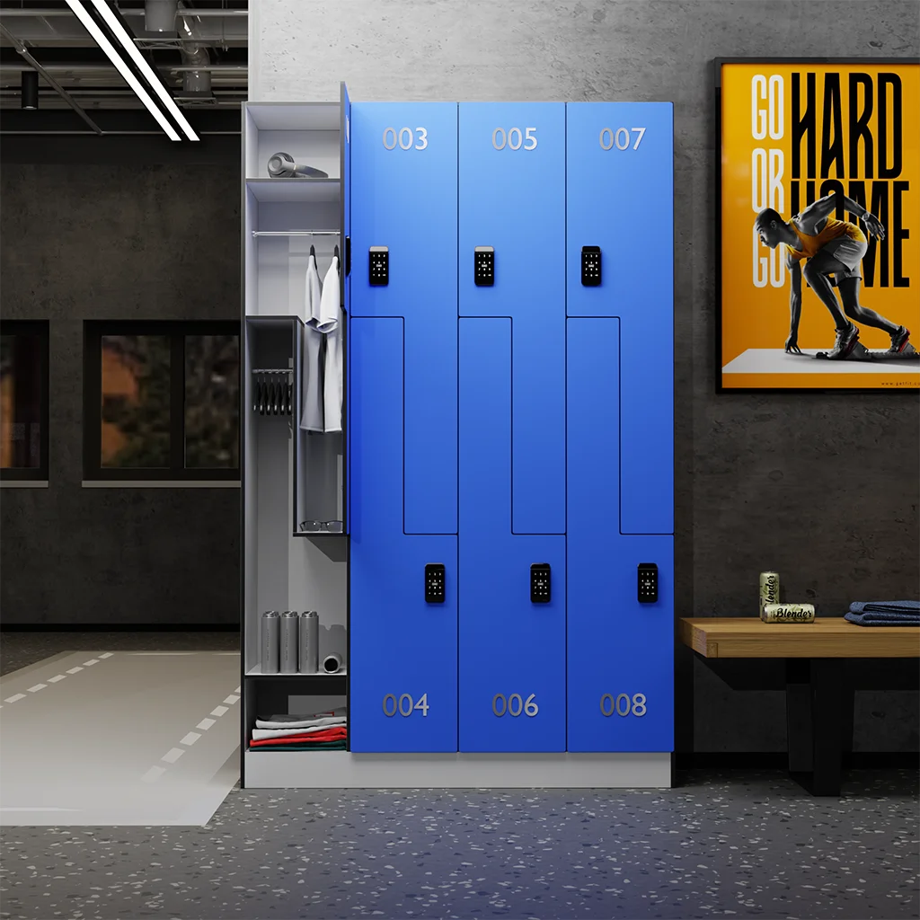 Cartmay Gym Fitness Sport Center Locker Waterproof HPL Compact Laminate Storage Lockers