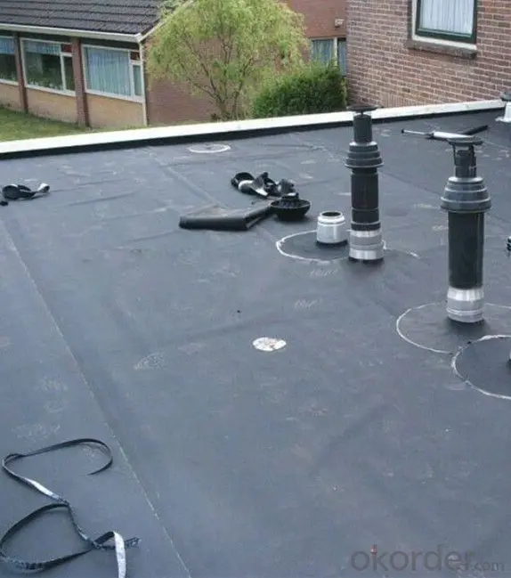 ISO Certificate Waterproofing Material Fleece Backed EPDM Roofing Membrane