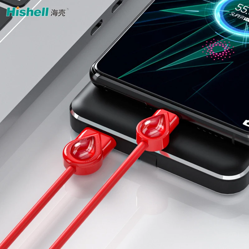 2A Fast Charging Silicone USB Data Transfer Charging Cable Cell Phone Charger Cable