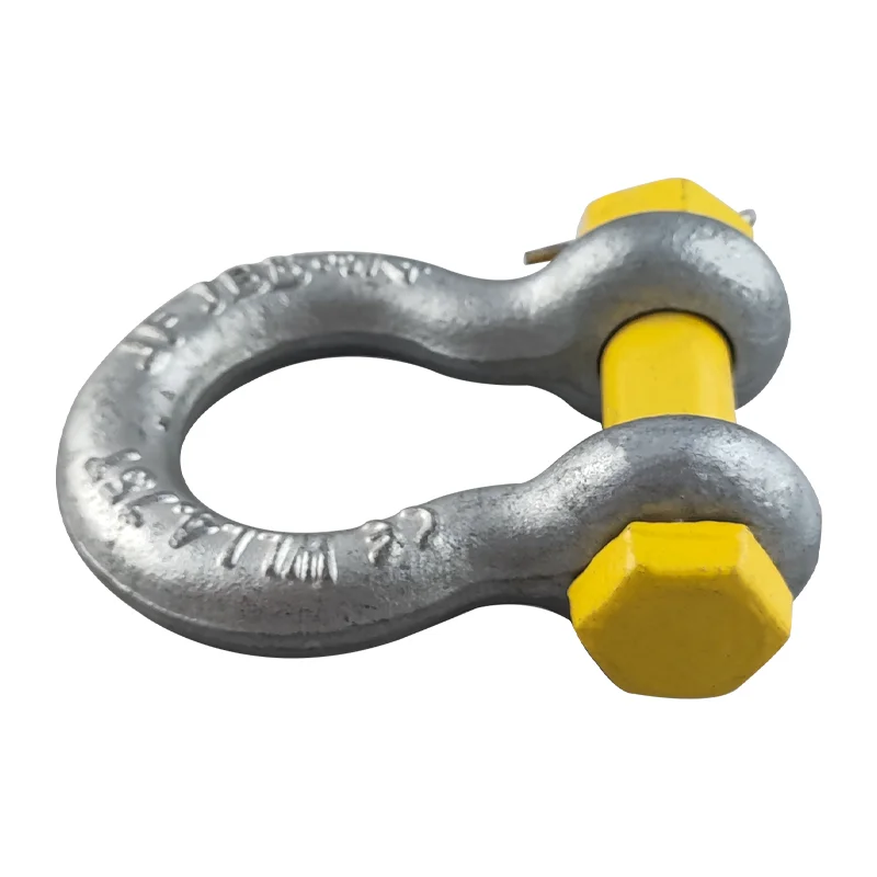 HDG US Type Drop Forged Bolt Anchor Bow Shackle 2130  Shackle With Safty Pin
