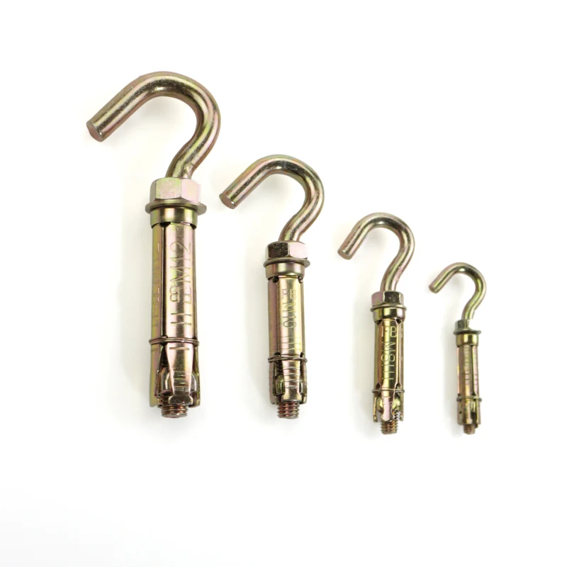 AOJIA Hot sales factory price rawl Bolt With Hook High Hardness 3/4PCS rawl bolt with Eye Shield Anchor With HooK