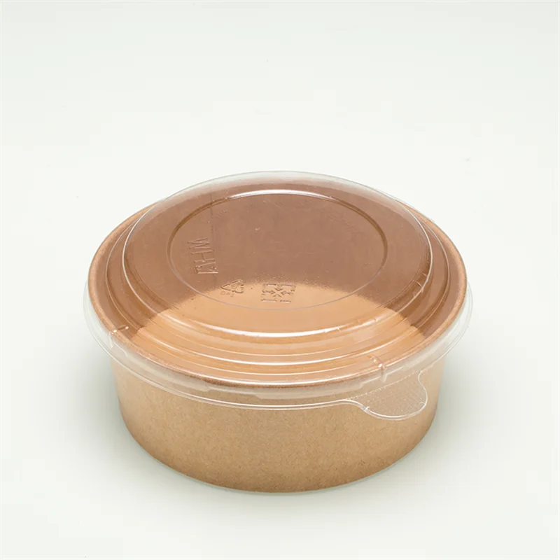 LOKYO wholesale 1000ml to go noodle bowl disposable takeout container kraft paper bowl