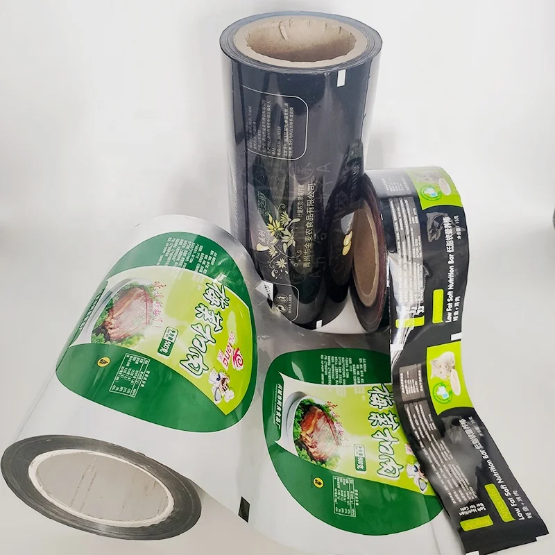 Custom potato chips packaging film roll laminating plastic metalized printed packing film roll for food