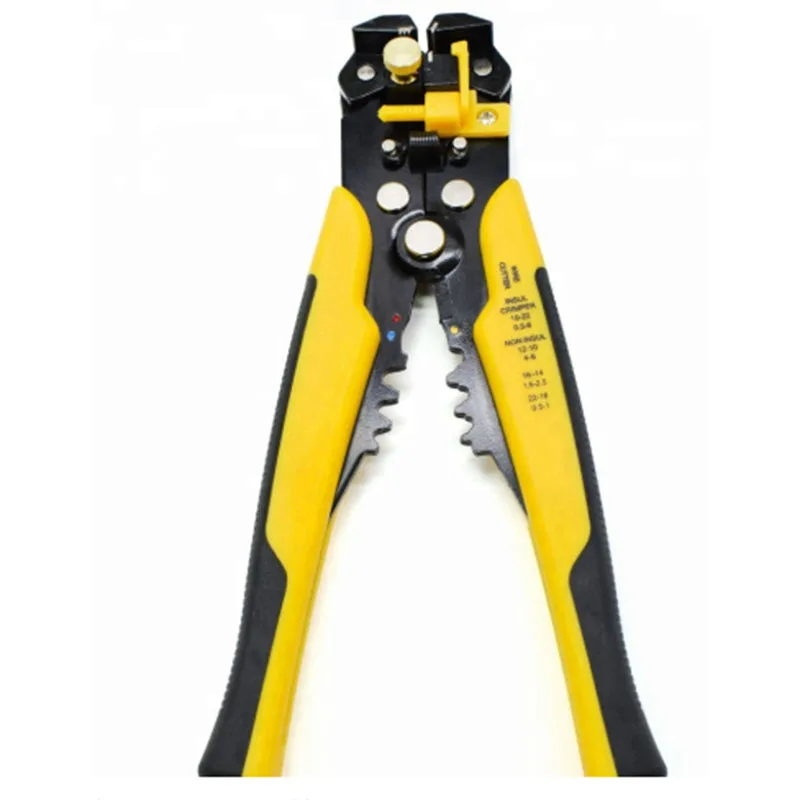 Wire Cable Stripping Cutter Tools AWG24-10(0.2-6mm) Adjustable Automatic Wire Stripper