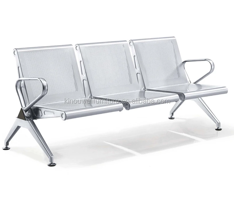 3 seats public seating waiting link chair