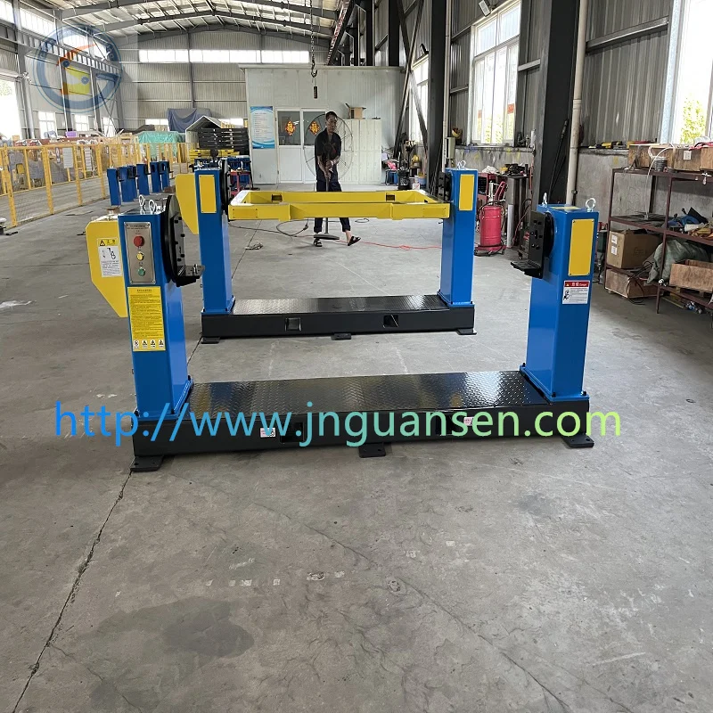 A Single Axis Head and Tail Welding Positioner Designed for Six Axis Intelligent Welding Robots Provided Color Automatic 500